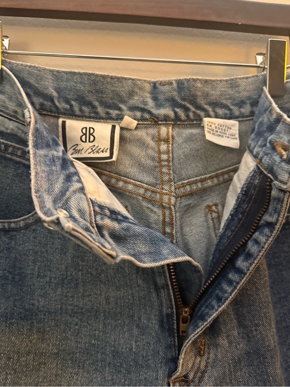 Vintage Bill Blass Light Wash Denim 90s Mom Jeans